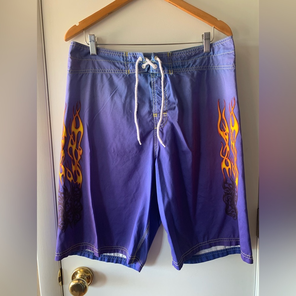 Purple Flame Men's Swim Shorts